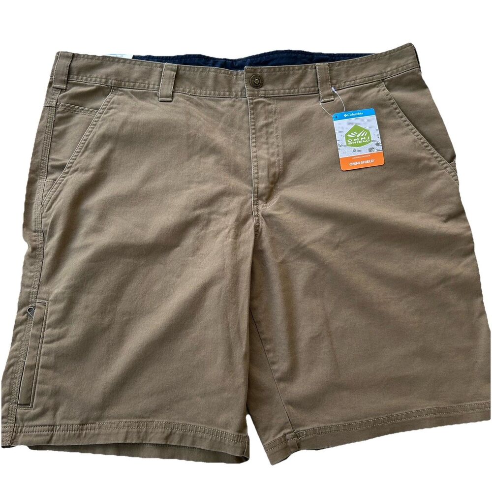 Columbia Mens Water Resistant Shorts Size 40 x 10" NEW -Omni Shield